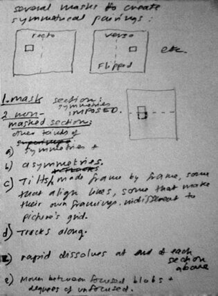 Nicky Hamlyn, Drawing for Correspondences 2011, 16mm film © the artist