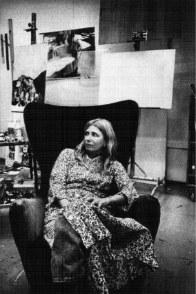 Karin Mamma Andersson in her studio. Photo: JH Engström