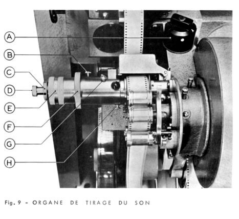 Rob Mullender Debrie Matipo: Optical Sound Head (detail), image courtesy of Nicholas L’Abo, with thanks to no.w.here lab 