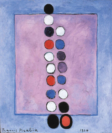 Francis Picabia, Symbole, 1950. Oil on canvas, 100 ✕ 85.5cm. Musée Bibliothèque Pierre André Benoit, Alès. © ADAGP, Paris and DACS, London 2004