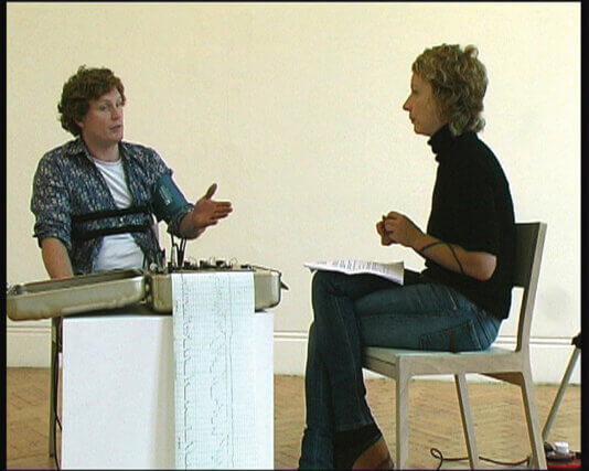 Margarita Gluzberg and William Hunt in the artist’s studio, July 2009