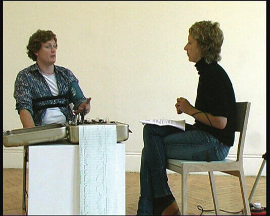 Margarita Gluzberg and William Hunt in the artist’s studio, July 2009