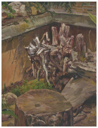 Simon Ling, Untitled, 2008. Oil on canvas, 85 ✕ 65 cm. Courtesy of Claudia Gian Ferrari, Milan