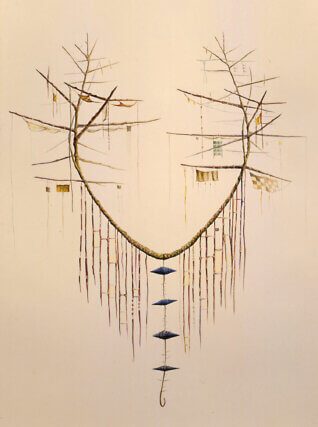 David Thorpe, The Exiled Flower is Great Libertie, 2005. Watercolour on paper. © the artist. Courtesy Maureen Paley, London