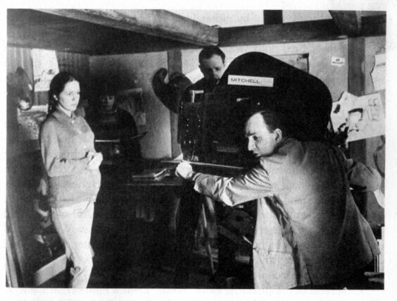 Ingmar Bergman filming on the set of The Hour of the Wolf possibly by Roland Lundin (1966): taken from James Monaco’s 1977 book, ‘How to Read a Film’, Oxford University Press, New York