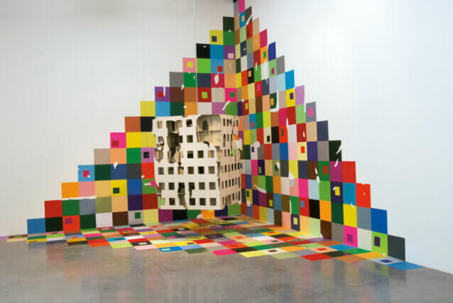 Oliver Zwink, Lust, 2006. Cardboard, paper. Dimensions variable. Courtesy the artist