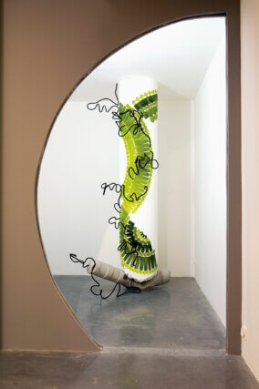 Alexandre Ovize, Onomapotropaïque, 2006. Installation view, Le Plateau . Frac Ile-de-France, Paris. Courtesy the artist