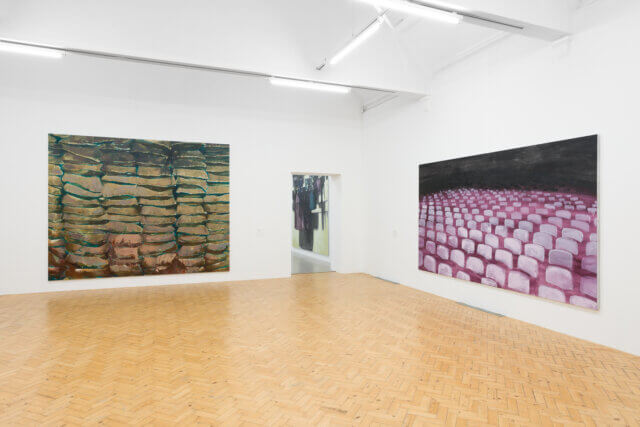 Installation view of Mohammed Sami's exhibition 'The Point 0' at Camden Art Centre, 2023. Photo: Rob Harris