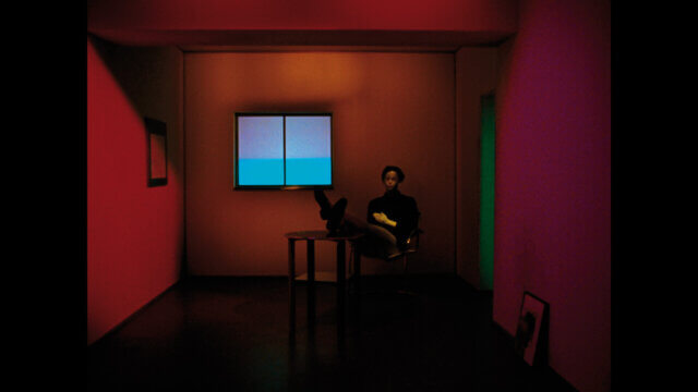 Andro Wekua, By The Window (film still), 2008. 16mm transfer to BluRay, 8.30 mins. © the artist, courtesy Galerie Peter Kilchmann, Zurich and Gladstone Gallery, New York.