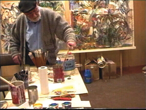 Dieter Roth, Solo Scenes 1997–98 (stills). Video installation: 131 monitors; video content on 131 CF card media players. Courtesy Hauser & Wirth. © Dieter Roth Estate