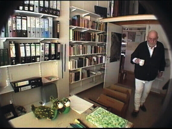 Dieter Roth, Solo Scenes 1997–98 (stills). Video installation: 131 monitors; video content on 131 CF card media players. Courtesy Hauser & Wirth. © Dieter Roth Estate