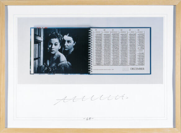 Hanne Darboven, Appointment Diary 1988/98 (detail). Courtesy Egbert Hanecke, Hamburg and Sammlung Falckenberg / Deichtorhallen Hamburg. © Hanne Darboven Stiftung.