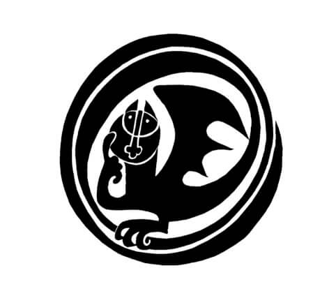 Franciszka Themerson, 
Gaberbocchus logo, c.1950.