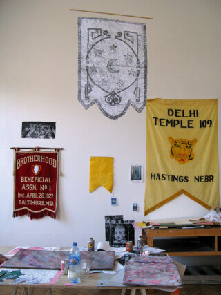 Paul Johnson, Stranger’s Refuge  (studio view), 2007. Photo: Lindsay Bloxam.