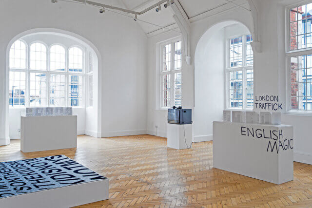 Installation view, Karl Holmqvist: READ DEAR, Camden Art Centre, 2016. Photo: Valerie Bennett. Courtesy dépendance, Brussels.