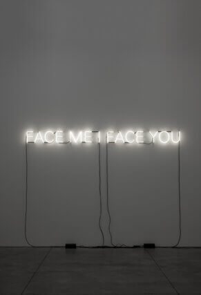 Glenn Ligon, Palindrone #1, 2007. Neon. Photo: Farzad Owrang. Courtesy the artist; Thomas Dane Gallery, London; Luhring Augustine Gallery, New York; Regen Projects, Los Angeles.