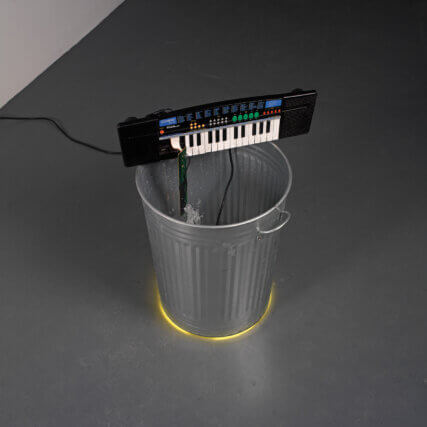 Haroon Mirza, An_Infinato  (detail), 2009. Courtesy the artist and Lisson Gallery. © Haroon Mirza.