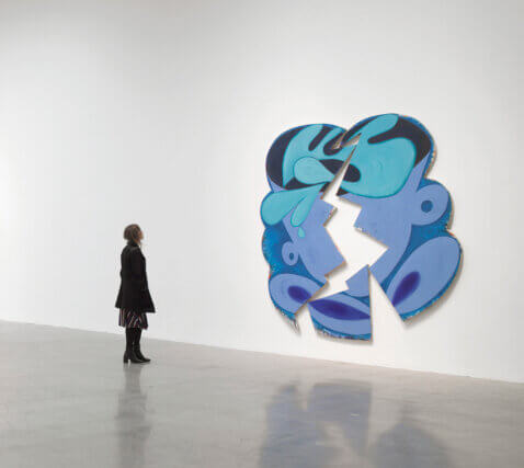 Installation: Elizabeth Murray: Painting in the ’80s, Pace Gallery, New York, 2017–18. Courtesy archive at Murray-Holman Family Trust, New York.