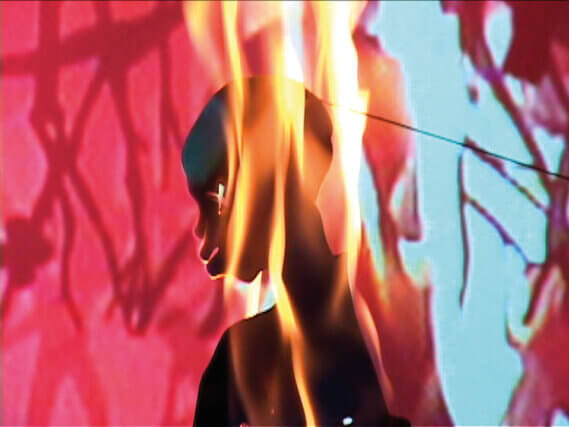 Kara Walker, still from Fall Frum Grace, Miss Pipi’s Blue Tale 2011. Video (colour, sound), 17 min. Courtesy Sikkema Jenkins & Co., New York. © Kara Walker