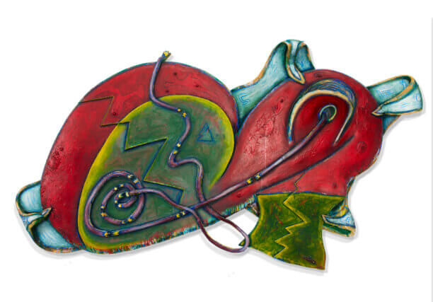 Duck/Wabbit, 1992. Oil on canvas. 184 × 337 × 31 cm. Collection of the Murray-Holman Family Trust, courtesy Pace Gallery, New York.