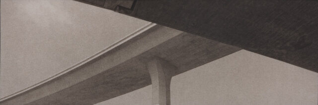 Catherine Opie, Untitled #1 from “Freeway” series, 1994; Untitled #2 from “Freeway” series, 1995. Platinum prints. Collection of Maurice Marciano.