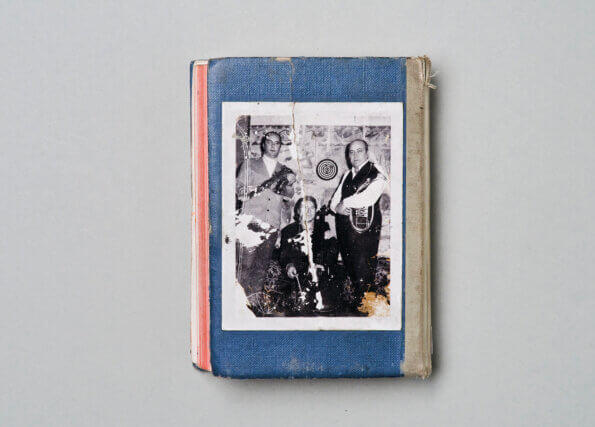 Dieter Roth, 1973 Notebook & Diary (I), Hardcover notebook with drawings, collages, notes. Courtesy Hauser & Wirth. © Dieter Roth Estate. Photograph: Michael Pfisterer, Hamburg.
