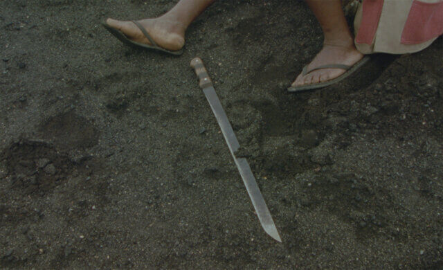 Ben Rivers, There Is A Happy Land Further Awaay, 2015 
16mm film with sound, 20 mins. Courtesy of the artist and Kate MacGarry, London.