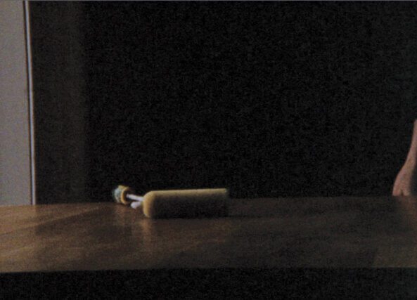 Sarah Tripp, 24 Stops, 2013, film stills, Camden Arts Centre. 16mm film transferred to HD video, performed by Nichola Scrutton, Mark Vernon and Fritz Welch; sound recording by Iain Donnelly; edited by Rob Kennedy; audio composition by Nichola Scrutton.