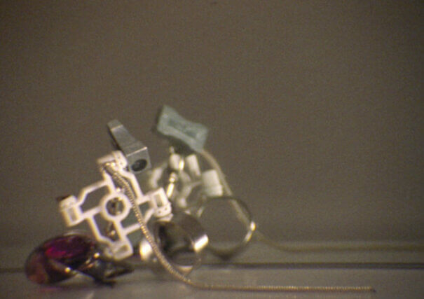 Sarah Tripp, 24 Stops, 2013, film stills, Camden Arts Centre. 16mm film transferred to HD video, performed by Nichola Scrutton, Mark Vernon and Fritz Welch; sound recording by Iain Donnelly; edited by Rob Kennedy; audio composition by Nichola Scrutton.