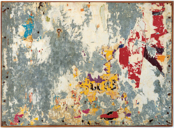 Raymond Hains Tableau 1963. Collection Frac Nord-Pas de Calais, Dunkerque © ADAGP, Paris and DACS, London, 2005