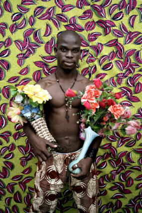 Leonce Raphael Agbodjelou, Untitled (Musclemen series), 2012.