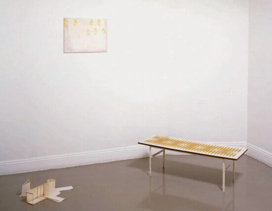 Ian Kiaer, Melnikov project: Pravda workers’ club, 2004. Mixed media. Installation dimensions variable. Courtesy Alison Jacques Gallery, London.