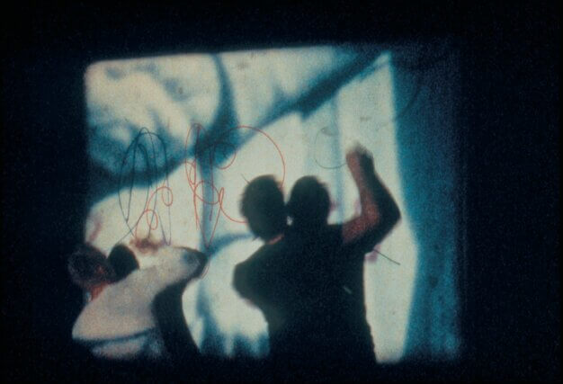 Auf+Ab+An+Zu (Up+Down+On+Off) 1968 / Film installation 
Collection Generali Foundation Vienna