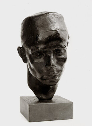 Walther Brüx Portrait Bust of Joseph Beuys 1946. Museum Kurhaus Kleve. Photo: Annegret Gossens 