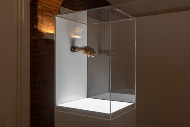 Installation view of Atiéna R. Kilfa, 'The Unhomely', at Camden Art Centre, 2023. Photography by Rob Harris. 