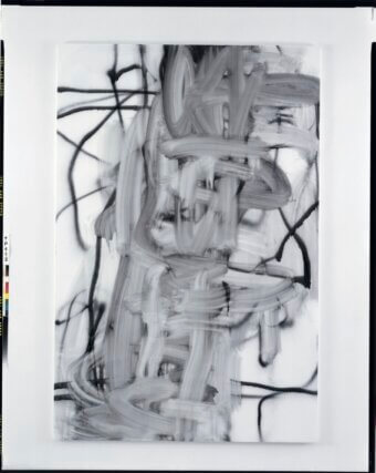Untitled 2002 / Enamel on linen / 108, 72" , Courtesy of the artist and Galerie Gisela Capitain, Cologne and Luhring Augustine, New York

