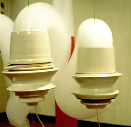 Roger Hiorns, Beachy Head (details), 2005. Ceramic, felt, compressors, foam. Courtesy the artist and Corvi-Mora, London.