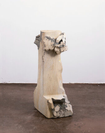 Thomas Scheibitz Ohne Titel 
(Sandstein) 2003. Courtesy the artist, Tanya Bonakdar Gallery, NY and Produzentengalerie, Hamburg. Private collection 
