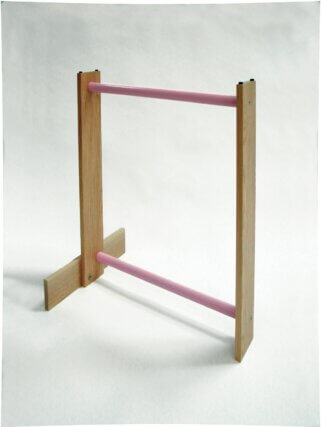 T Trestle 2003
Ash, painted steel tube
Design: Michael Marriott