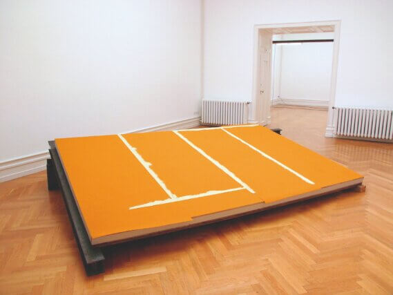 Installation view: 
‘Sometimes one can see the clouds passing by’ 
Oct–Dec 2004 Kunsthalle Bern / Photo: Dominique Ouldry
copyright Pedro Cabrita Reis and courtesy of the artist. 