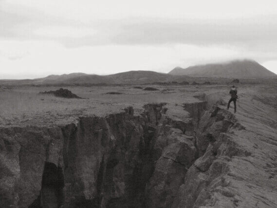 Krafla Volcano Fissure Row (Summer), 2003. 12 x 16".
Later that Same Day, 2003. 12 x 16". Courtesy of the artist.