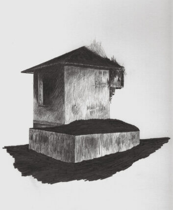 Nomadic Landmass [Eldfell], 2004, 10 ✕ 8".Courtesy of the artist