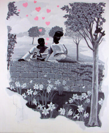 Installation view, Along the Way, Kerry James Marshall, Camden Art Centre, 2006