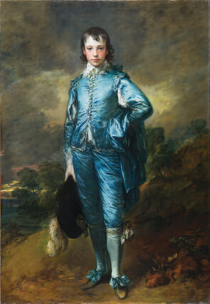 Thomas Gainsborough, 'The Blue Boy,' (c.1774) Oil on canvas, 179.4 × 123.8 cm. The
Huntington Library, Art Collections, and
Botanical Gardens, 21.1. Photo courtesy of
The Huntington Library, Art Museum, and
Botanical Gardens .