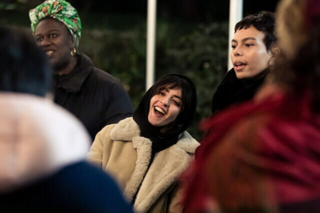 Chiron Choir performance at Camden Art Centre, 2022. Photo: Hydar Dewachi 