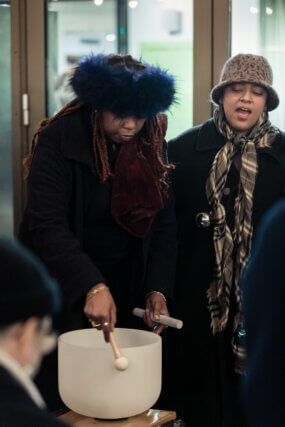 Chiron Choir performance at Camden Art Centre, 2022. Photo: Hydar Dewachi 