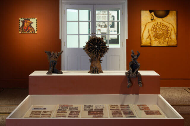 Installation views of 'Martin Wong: Malicious Mischief' at Camden Art Centre, 2023. Photo: Rob Harris 