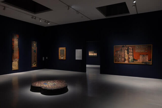 Installation views of 'Martin Wong: Malicious Mischief' at Camden Art Centre, 2023. Photo: Rob Harris 