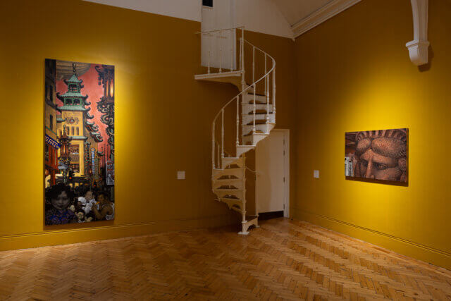 Installation views of 'Martin Wong: Malicious Mischief' at Camden Art Centre, 2023. Photo: Rob Harris 