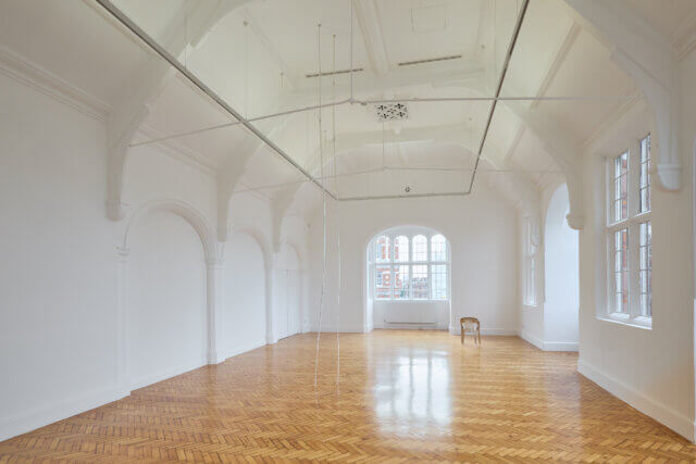 Installation views of Marina Xenofontos, 'Public Domain' at Camden Art Centre, 2023. Photos: Luke Walker